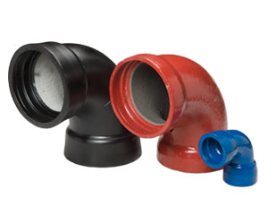 Колена раструбные УР