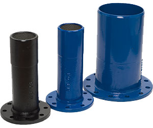 Патрубки ПФГ фланец-гладкий конец чугунные ВЧШГ