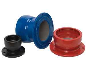 Патрубки ПФР фланец-раструб чугунные ВЧШГ