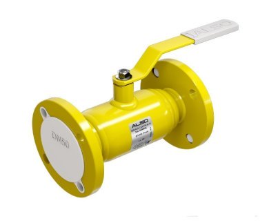 Кран шаровой газовый ALSO КШ.Ф.П.GAS.040.40-01 полнопроходный фланцевый Ду 40 Ру 40