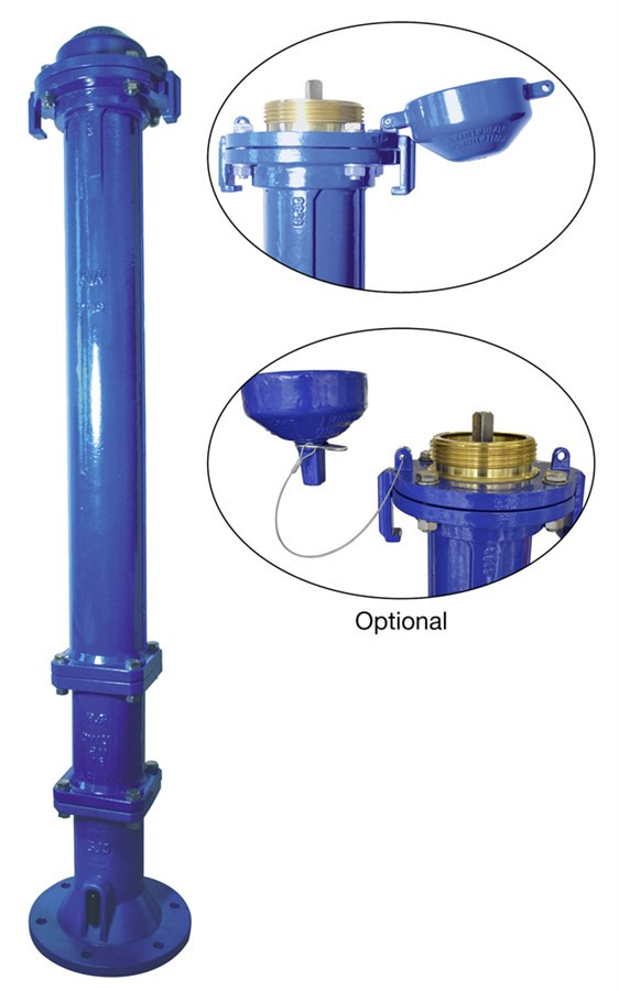 Гидрант пожарный подземный AVK 35/72 H=2750мм