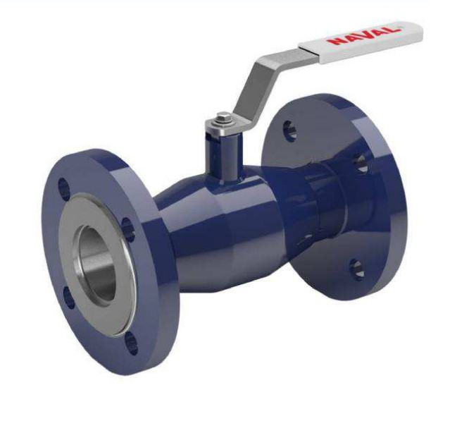 Кран шаровой стальной NAVAL 285574 стандартнопроходный фланцевый Ду 150 Ру 25