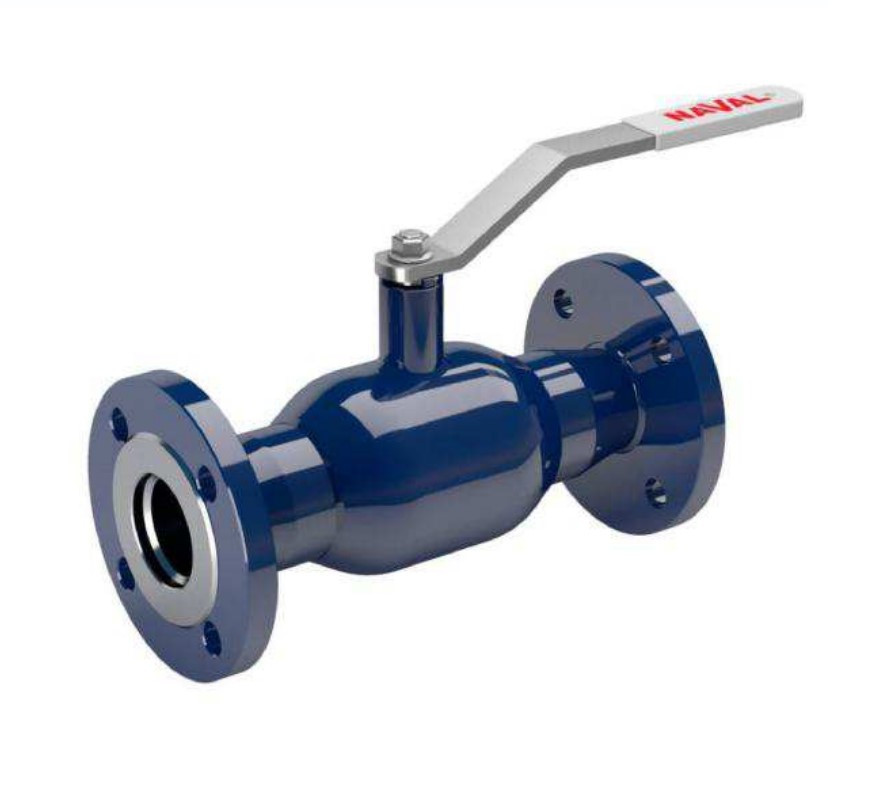 Кран шаровой стальной NAVAL 235509 полнопроходный фланцевый Ду 50 Ру 16