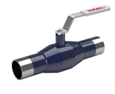 Кран шаровой стальной NAVAL 284403 стандартнопроходный под приварку Ду 15 Ру 40