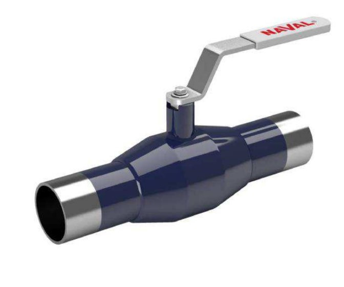 Кран шаровой стальной NAVAL 284414 стандартнопроходныйм под приварку Ду 150 Ру 25