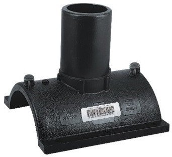 Патрубок-накладка (седловой отвод) электросварной ПЭ 100 для ПНД труб SDR11 1200х225 мм