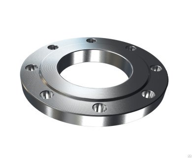 Фланец нержавеющий плоский приварной Ду 25 Ру 16 25-16-01-1-В-12Х18Н10Т-IV ГОСТ 33259-2015