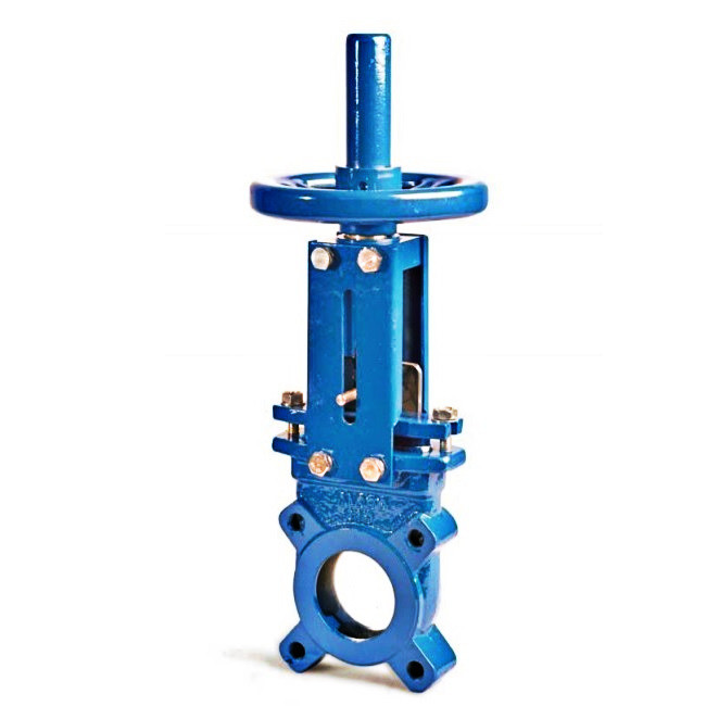 Задвижка шиберная ножевая с выдвижным шпинделем PN10/16, EPDM FAF 6500 Ду100