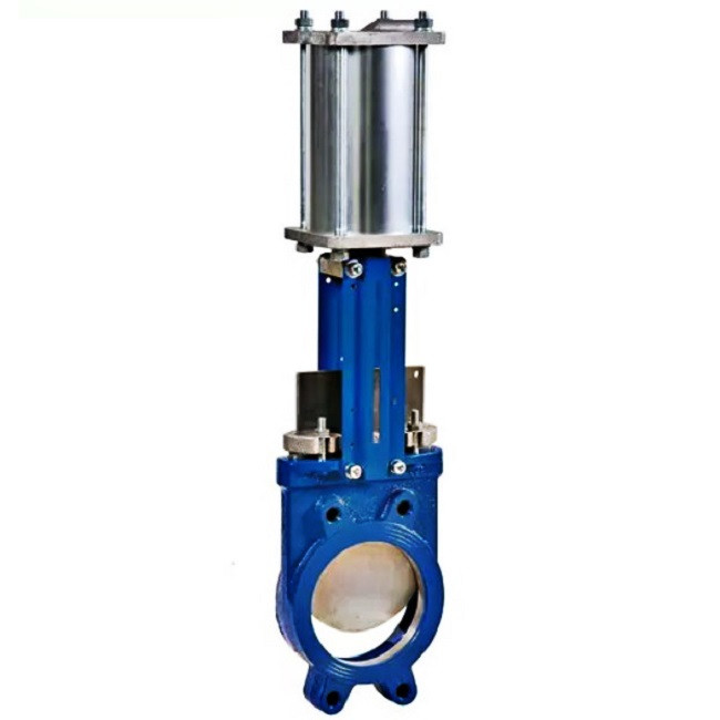 Задвижка шиберная ножевая с пневмоприводом-Pn10 FAF 6500P Ду250