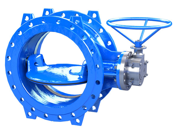 Затвор поворотный VAG EKN с двойным эксцентриком PN16 DN 600