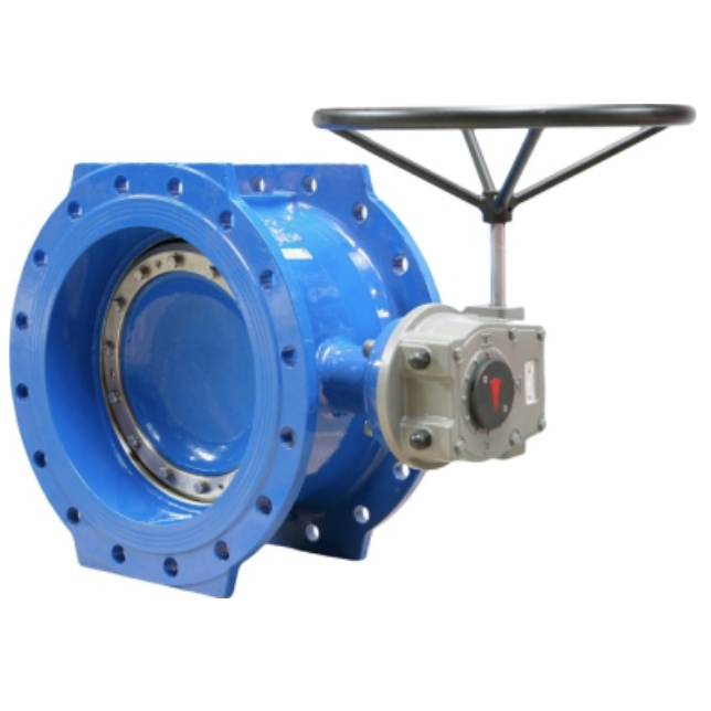 Затвор поворотный фланцевый с двойным эксцентриком JAFAR 4493 EPDM DN 700 PN10